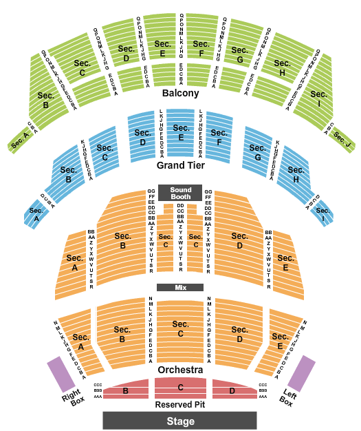 Altria Theater Moulin Rouge Seating Chart